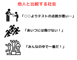 他人と比較する社会